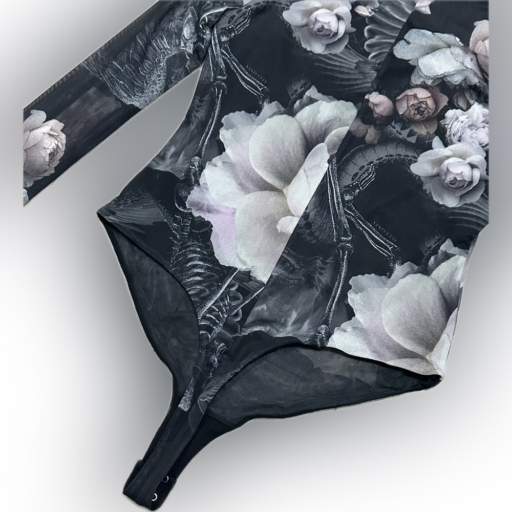 ALL SAINTS Elia Iris Micro-Mesh Bodysuit - Picture 10 of 16